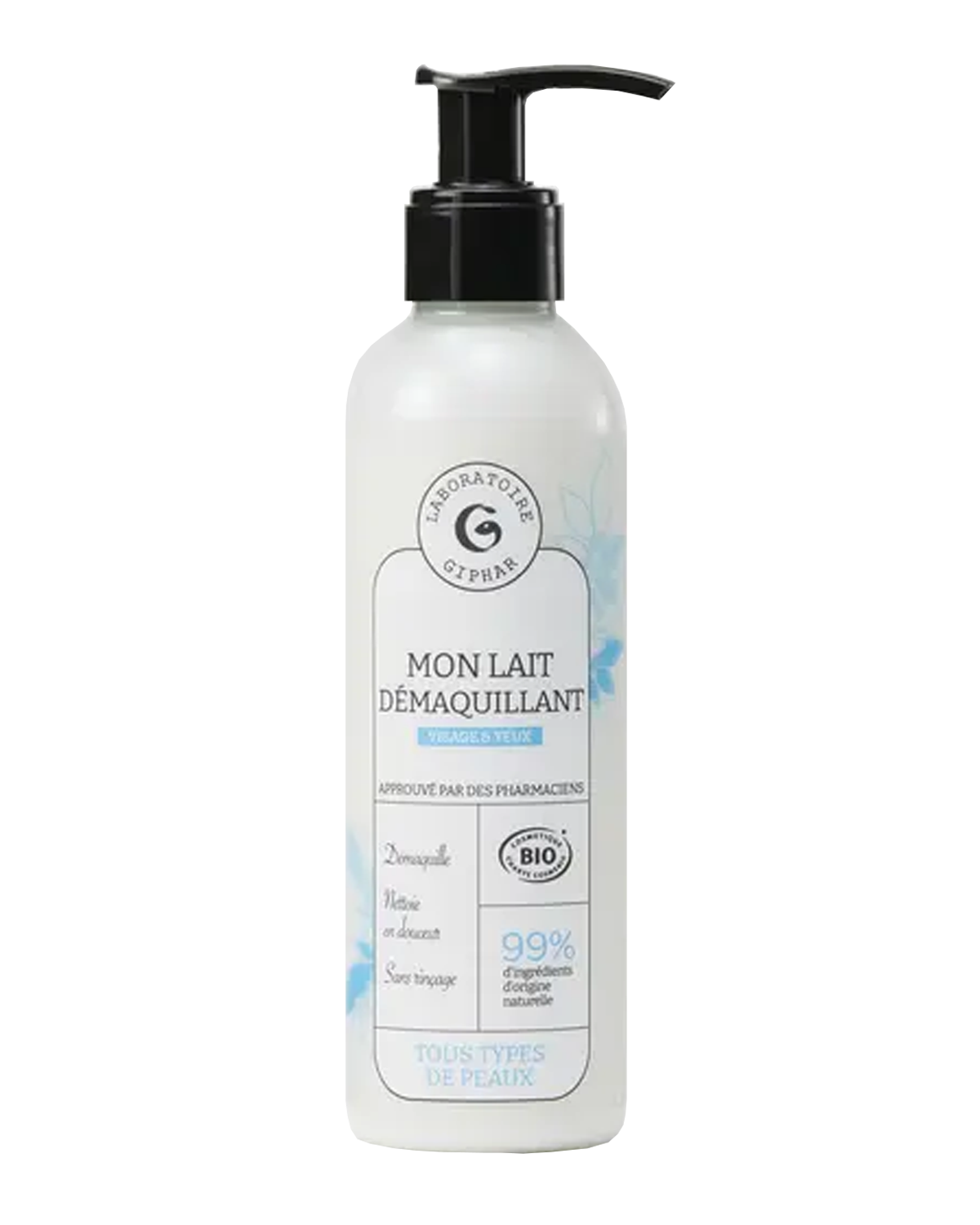 Mon lait démaquillant bio Giphar